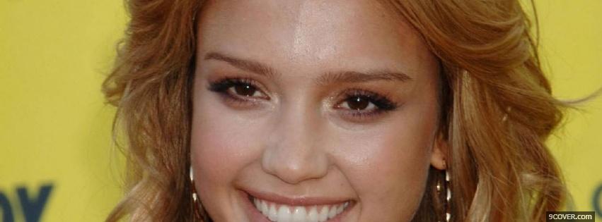 Photo fancy jessica alba celebrity Facebook Cover for Free