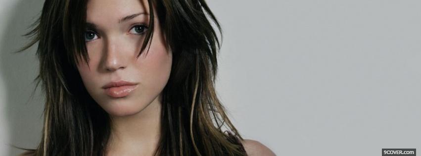 Photo mandy moore serious and innocent Facebook Cover for Free
