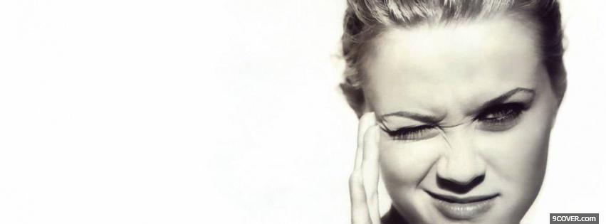 Photo reese witherspoon winking Facebook Cover for Free