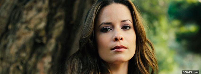 Photo serious actress holly marie combs Facebook Cover for Free