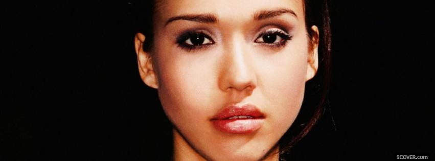Photo sexiest woman jessica alba Facebook Cover for Free