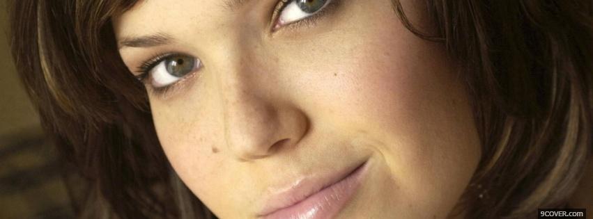 Photo celebrity mandy moore face Facebook Cover for Free