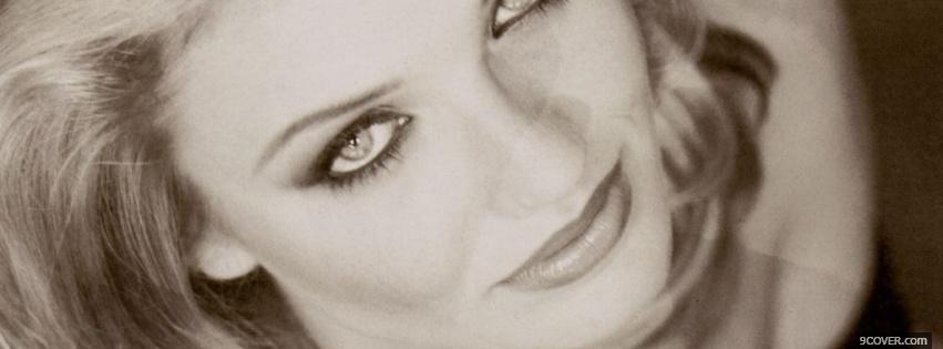 Photo engaging black and white cameron diaz Facebook Cover for Free