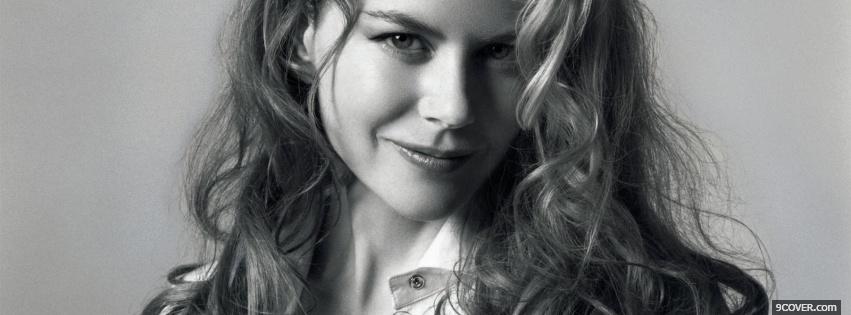 Photo happy nicole kidman Facebook Cover for Free