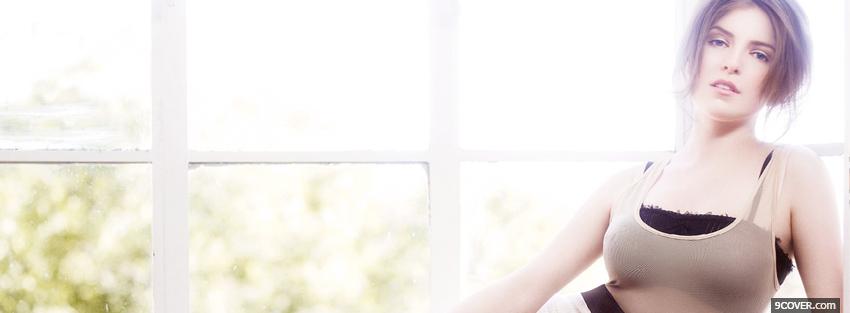 Photo celebrity anna kendrick Facebook Cover for Free