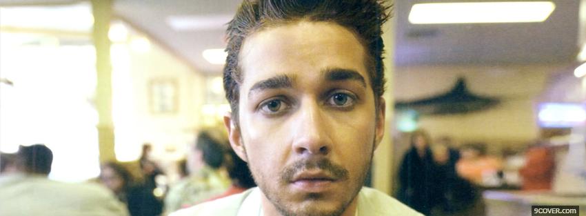 Photo tired celebrity shia labeouf Facebook Cover for Free