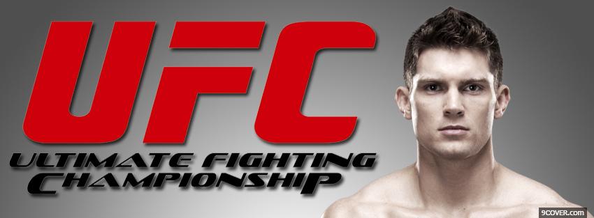 Photo ufc logo red Facebook Cover for Free