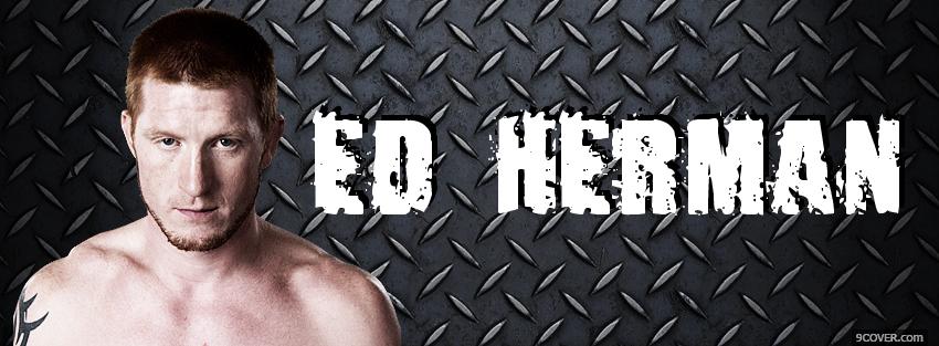 Photo ed herman fighter Facebook Cover for Free