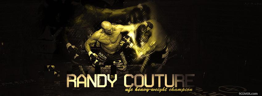 Photo randy couture heavy weight champion Facebook Cover for Free