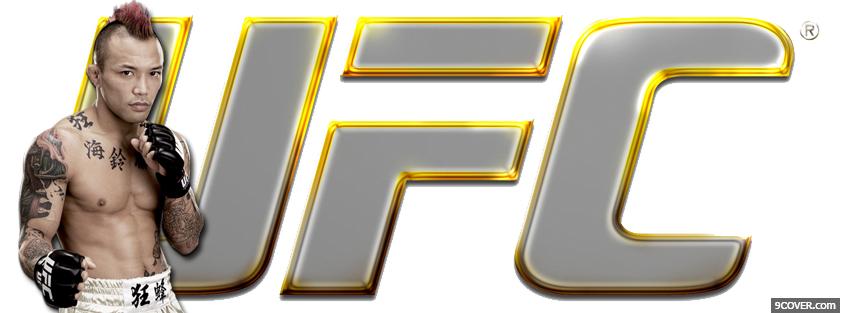 Photo ufc yellow logo mma Facebook Cover for Free