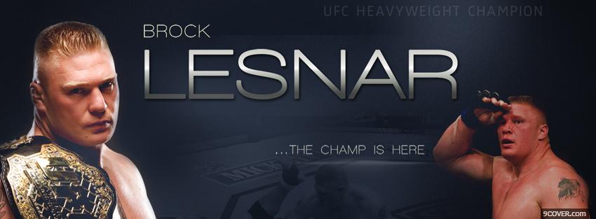 Photo the champ is here Facebook Cover for Free
