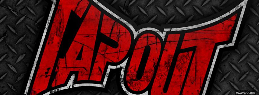 Photo tapout red logo Facebook Cover for Free