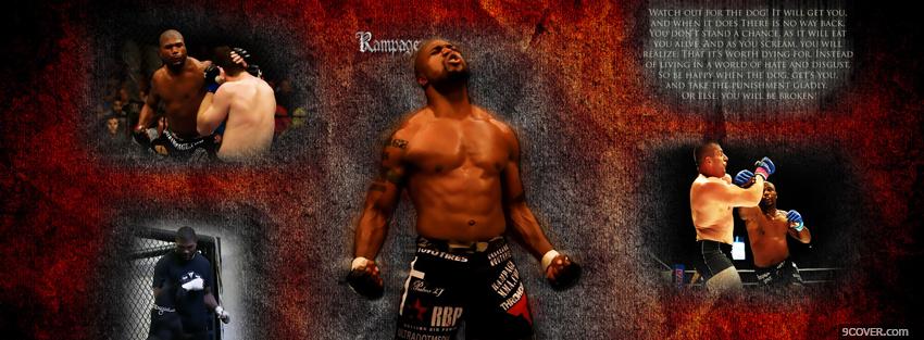 Photo quinton jackson ufc Facebook Cover for Free