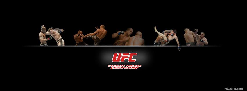 Photo ufc mma fighters Facebook Cover for Free