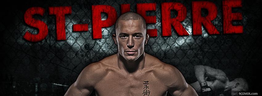 Photo st pierre ufc Facebook Cover for Free