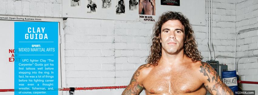 Photo clay guida long hair Facebook Cover for Free