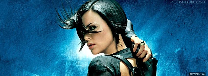 Photo movie aeon flux charlize short hair Facebook Cover for Free