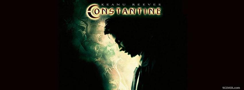 Photo keanu reeves in constantine Facebook Cover for Free
