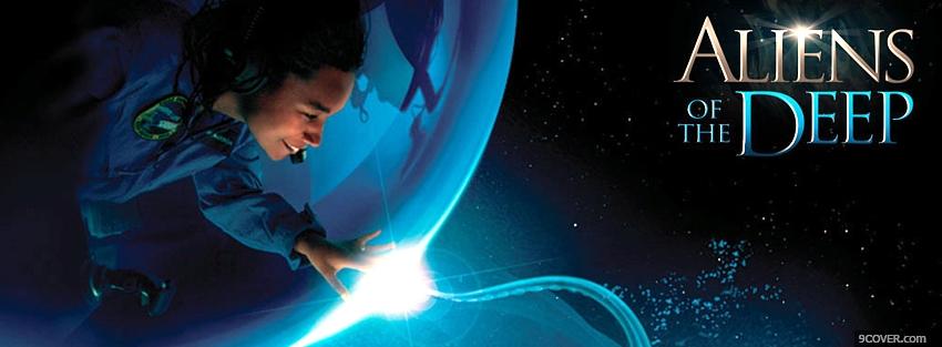 Photo movie aliens of the deep in space Facebook Cover for Free