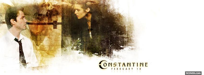 Photo movie constantine woman and man Facebook Cover for Free