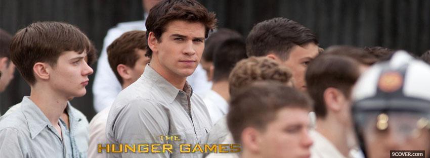 Photo movie the hunger games boys Facebook Cover for Free