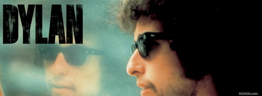 Photo music dylan with glasses Facebook Cover for Free