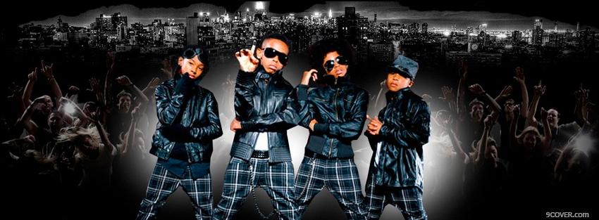 Photo mindless behavior dressed the same Facebook Cover for Free