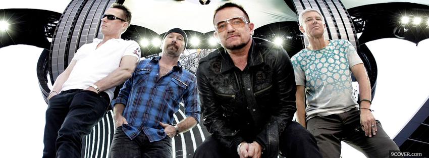 Photo u 2 band together music Facebook Cover for Free