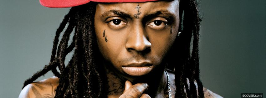 Photo music rapper lil wayne Facebook Cover for Free