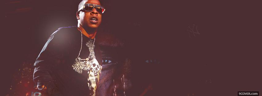 Photo jay z on stage concert music Facebook Cover for Free