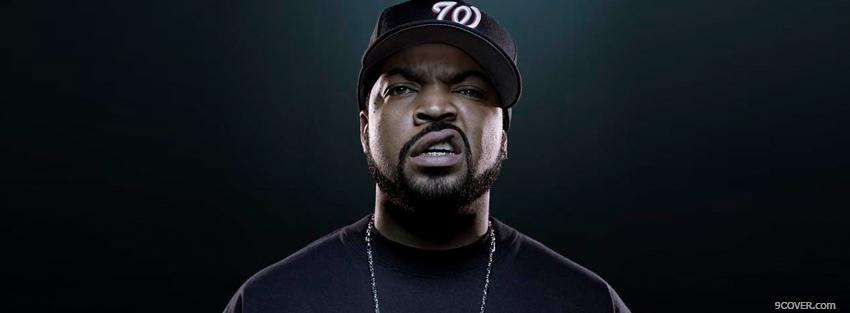 Photo music rapper ice cube Facebook Cover for Free