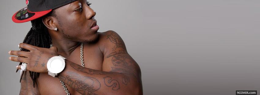 Photo ace hood with big watch Facebook Cover for Free