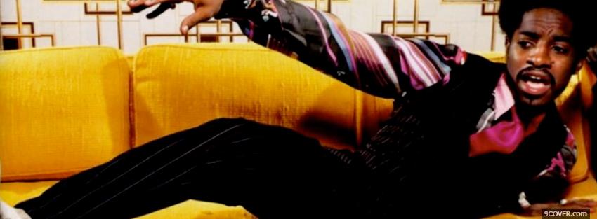 Photo andre 3000 singing music Facebook Cover for Free