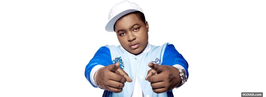 Photo sean kingston pointing Facebook Cover for Free