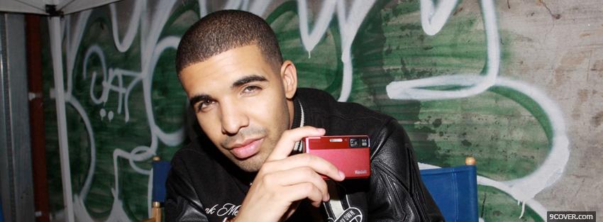 Photo drake with camera music Facebook Cover for Free