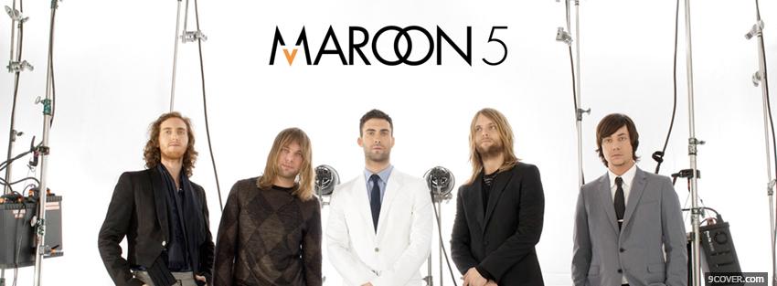 Photo maroon 5 music group Facebook Cover for Free