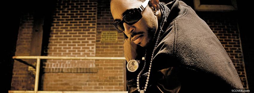 Photo ludacris with watch music Facebook Cover for Free