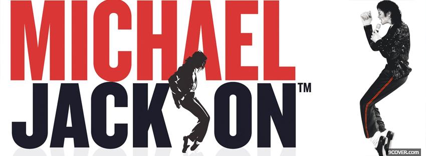 Photo red and black micheal jackson Facebook Cover for Free