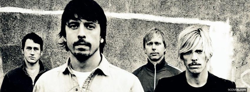 Photo the foo fighters band music Facebook Cover for Free