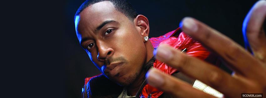 Photo serious rapper ludacris Facebook Cover for Free