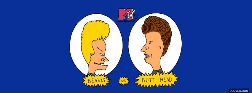 Photo cartoons beavis and butthead Facebook Cover for Free