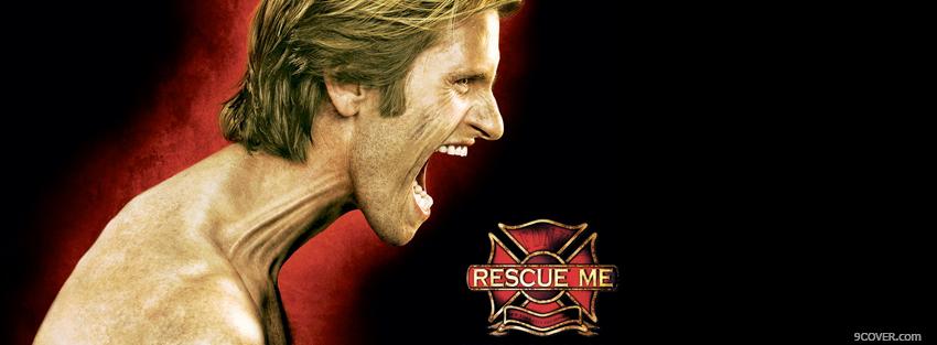 Photo tv shows rescue me Facebook Cover for Free