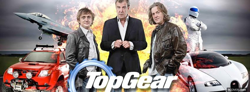 Photo tv series top gear with cars Facebook Cover for Free