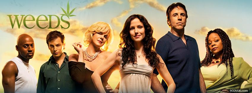 Photo tv shows cast of weeds Facebook Cover for Free