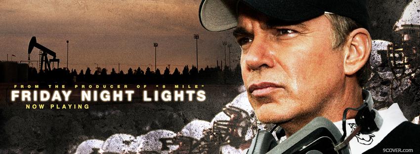 Photo friday night lights Facebook Cover for Free