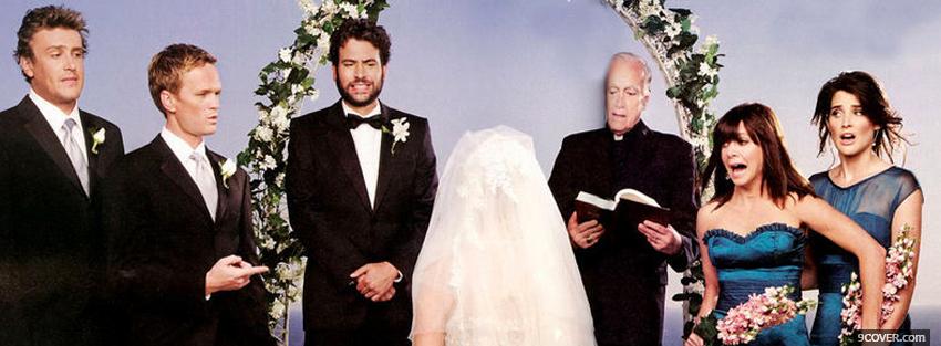 Photo how i met your mother wedding Facebook Cover for Free