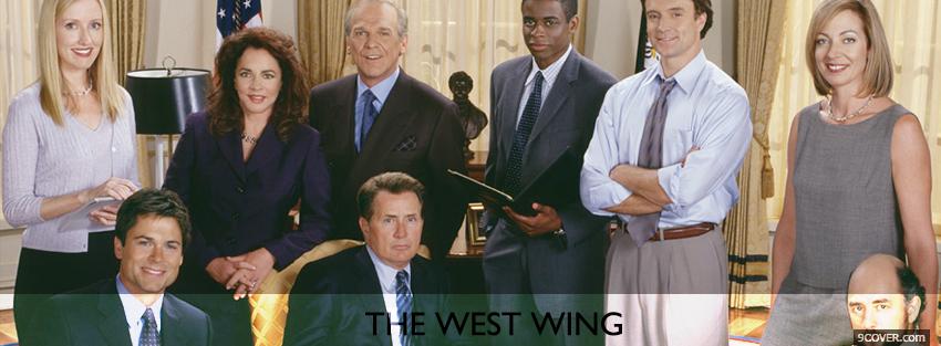 Photo tv shows the west wing crew Facebook Cover for Free