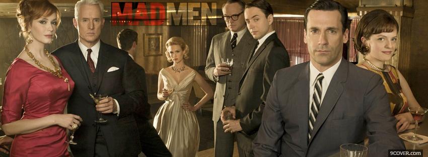 Photo tv shows cast of mad men season 5 Facebook Cover for Free