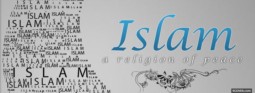 Photo islam a religion of peace Facebook Cover for Free
