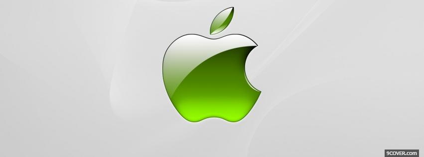Photo green apple computers Facebook Cover for Free